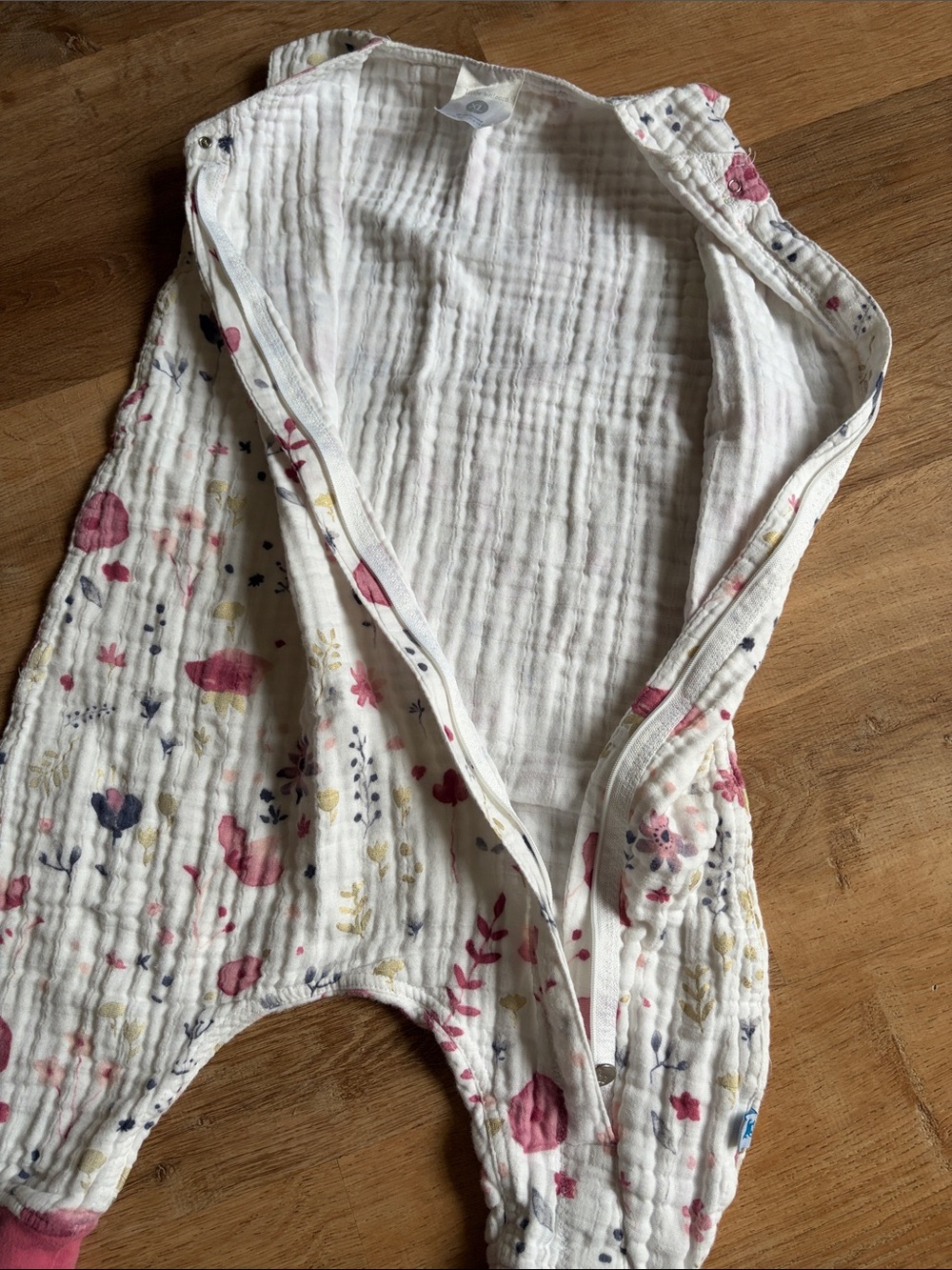 Little Unicorn Floral Muslin Sleep Sack Night Gown Overalls 18-24m - Picture 4 of 6